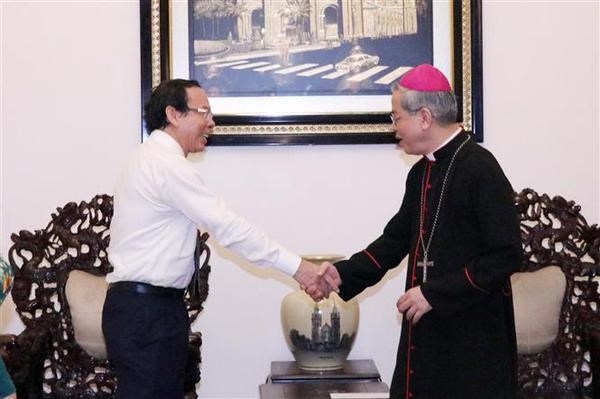 hcm city extends congratulations to new president of catholic bishops conference picture 1