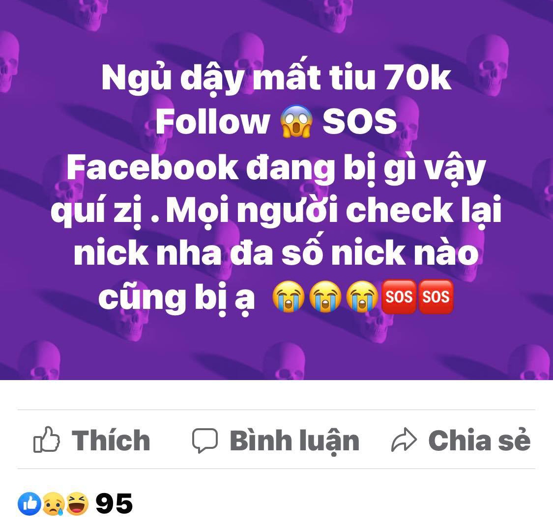 tai khoan facebook bi giam luot theo doi, cap nhat hay la loi hinh anh 1