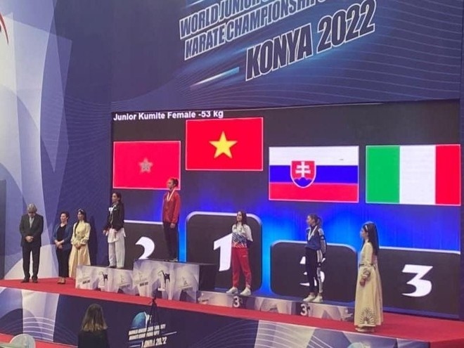 Local Karateka wins gold at junior world championship