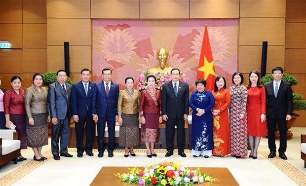 vietnamese, lao nas share experience in social affairs picture 1