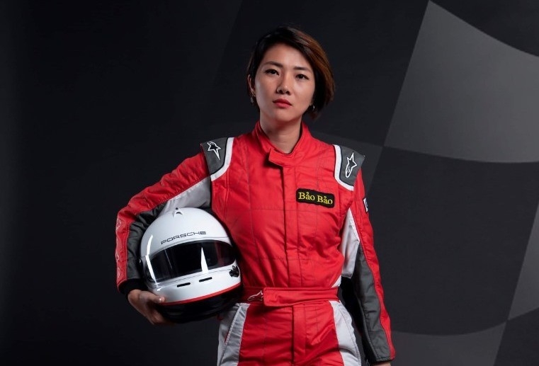 Female Vietnamese racer competes at Motorsport Games in France