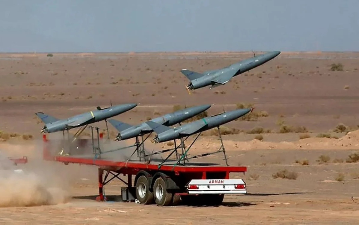 he lo loai uav iran con nguy hiem hon ca shahed-136 hinh anh 1