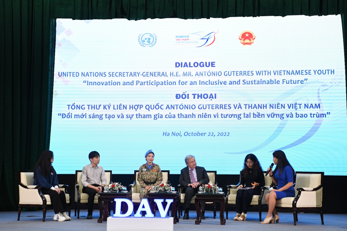 Tổng thư ký LHQ tham gia tọa đàm với thanh niên Việt Nam