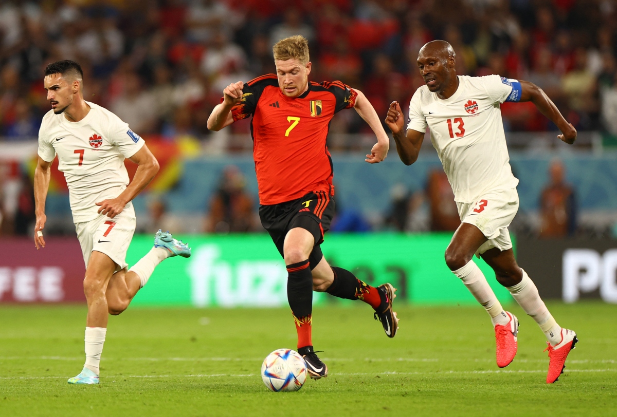 de bruyne, hazard mo nhat khi Dt bi thang nhoc canada hinh anh 9