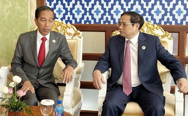 pm chinh meets with indonesian president in phnom penh picture 1