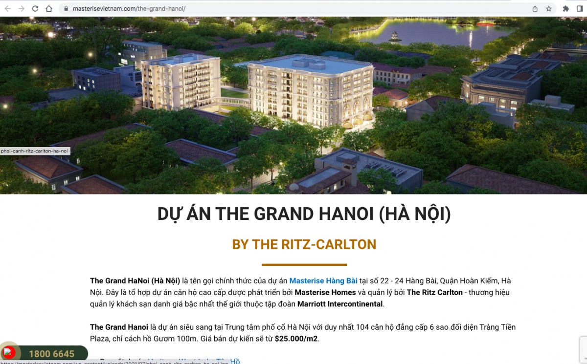 chu dau tu du an hang sang the grand ha noi hang bai cu xu chua sang hinh anh 3