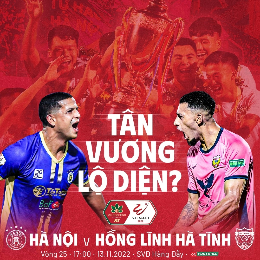 ha noi fc - ha tinh mo tiec dang quang o hang Day hinh anh 1