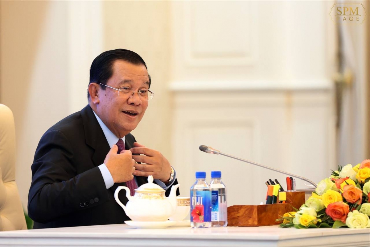 thu tuong campuchia hun sen binh phuc sau 4 ngay dieu tri covid-19 hinh anh 1