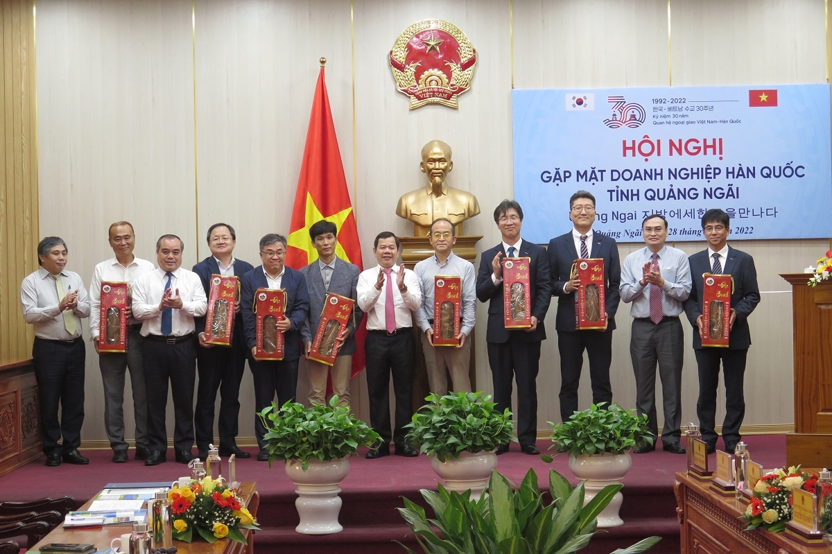 Hàn Quốc đứng đầu các nước đầu tư vào tỉnh Quảng Ngãi