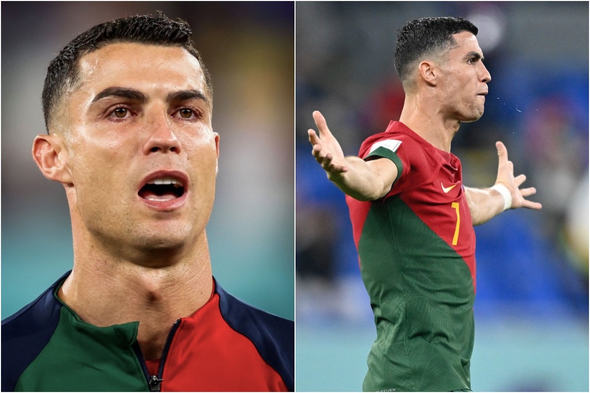 Những cung bậc cảm xúc mãnh liệt của Ronaldo trong trận Bồ Đào Nha 3-2 Ghana