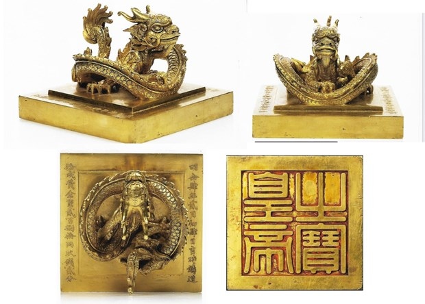 auction for vietnamese king s gold seal further postponed in france picture 1