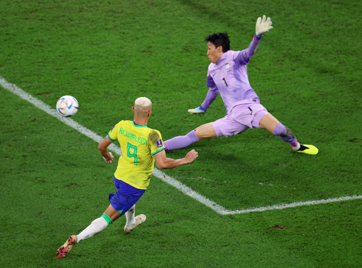 TRỰC TIẾP Brazil 4 - 0 Hàn Quốc: Cơn mưa bàn thắng - Ảnh 1.