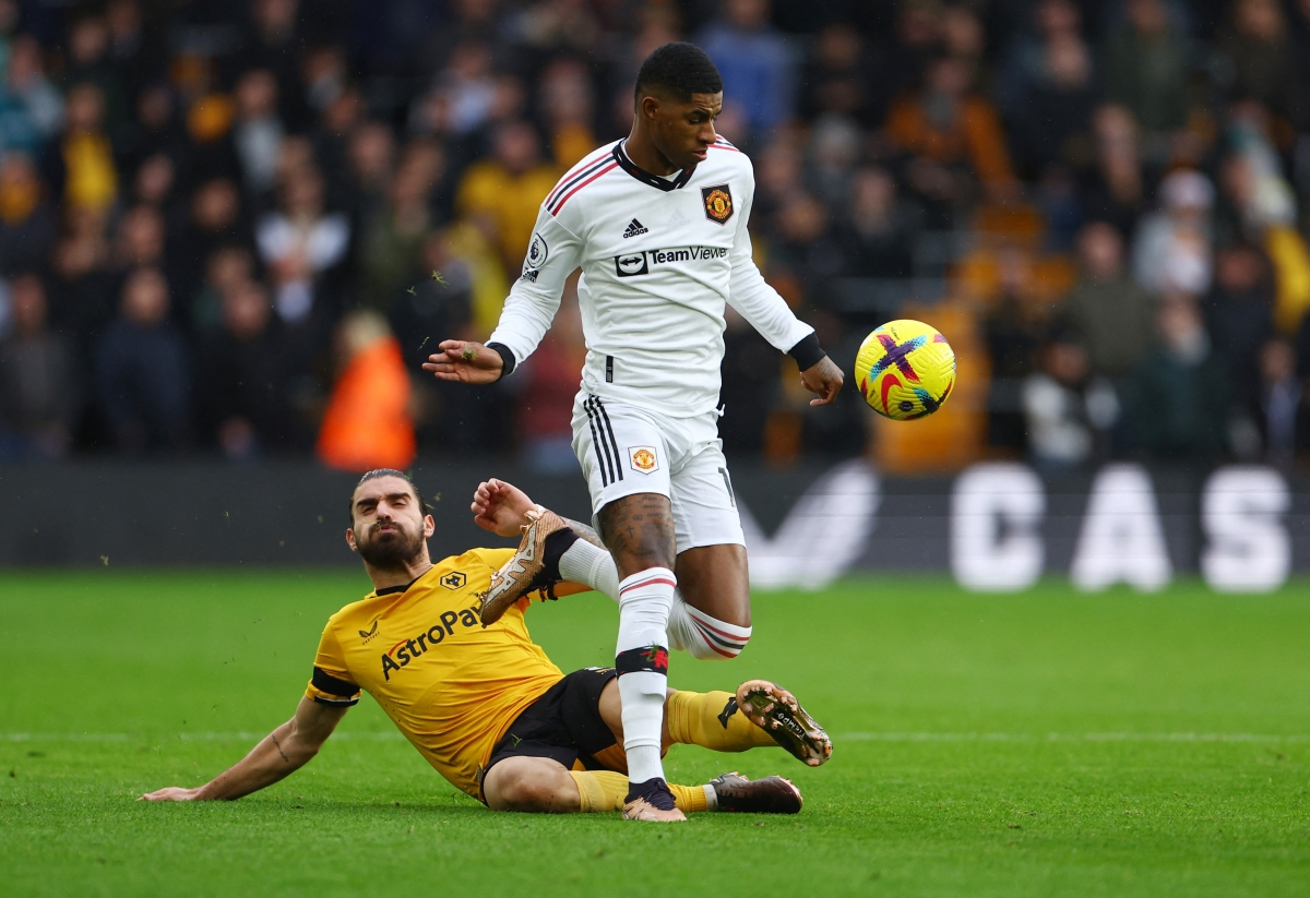 rashford bắn hạ wolves, mu chiếm vị trí top 4 ngoại hạng anh hình ảnh 1 rashford ban ha wolves, mu chiem vi tri top 4 ngoai hang anh hinh anh 1