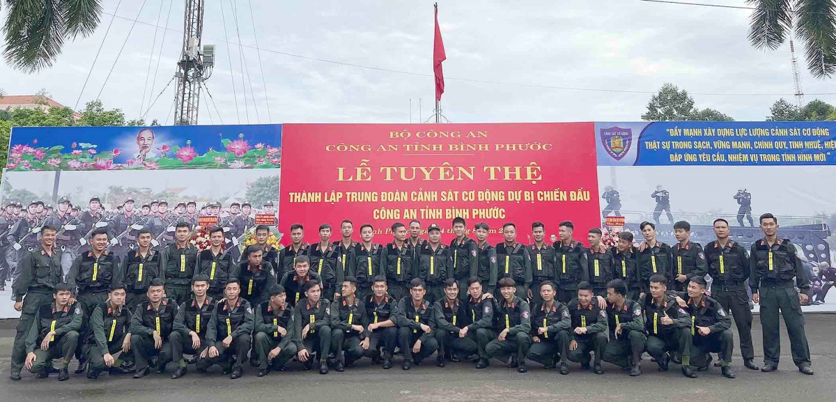 Hình ảnh đẹp về chiến sĩ Cảnh sát cơ động Công an tỉnh Thanh Hóa