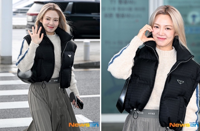 hyoyeon of snsd arrives in vietnam for new year concert picture 1
