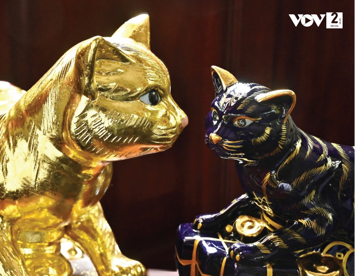 cat-shaped ceramics in bat trang village available ahead of tet picture 2