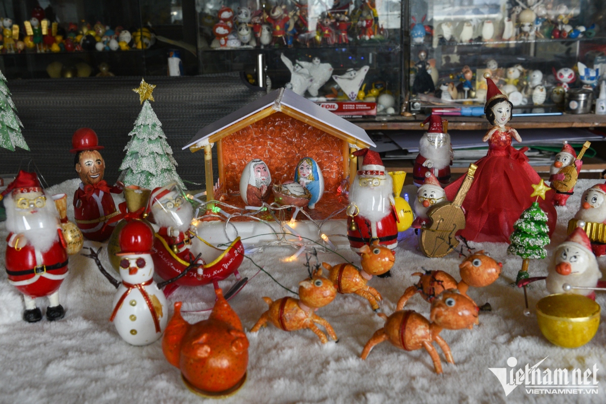 unique christmas items made from eggshells in hcm city picture 2