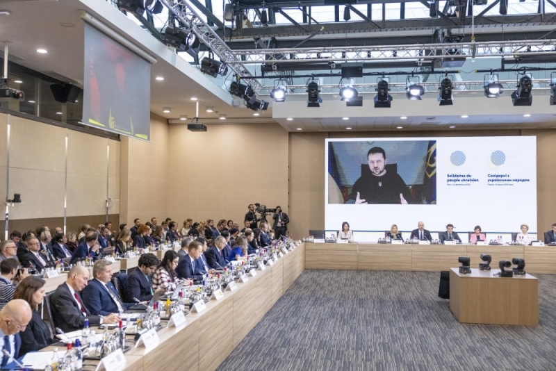 Hội nghị “Đoàn kết với Ukraine” vận động được gần 1 tỷ euro 