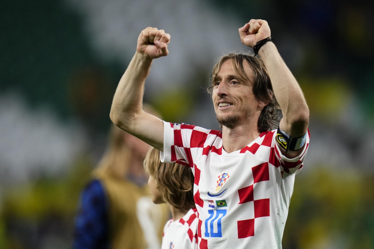 luka modric so sanh Dt croatia voi real madrid hinh anh 1