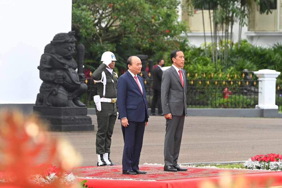 indonesian president hosts welcome ceremony for vietnamese state leader picture 4