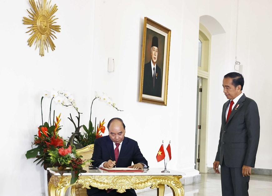 indonesian president hosts welcome ceremony for vietnamese state leader picture 8