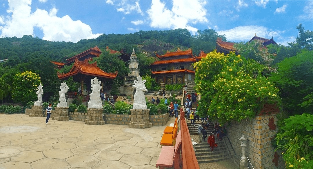 admiring three vietnamese pagodas hidden in caves picture 9