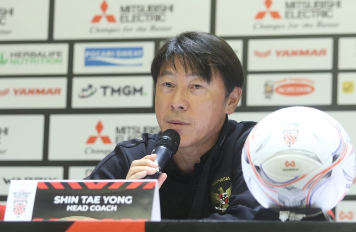hlv shin tae yong coi aff cup nhu world cup, quyet tam dan dat indonesia vo dich hinh anh 1