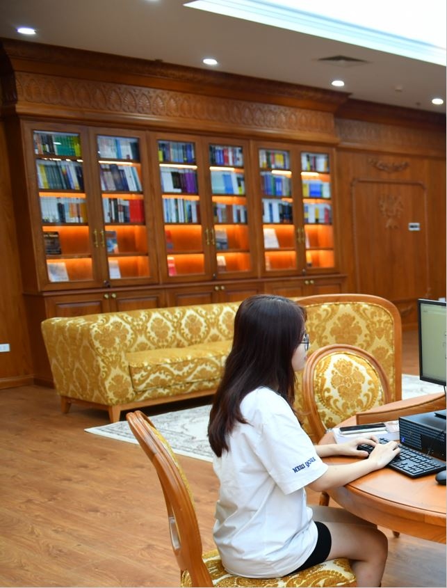 khám phá thư viện 11 triệu usd của trường Đại học kinh tế quốc dân hình ảnh 6 kham pha thu vien 11 trieu usd cua truong Dai hoc kinh te quoc dan hinh anh 6
