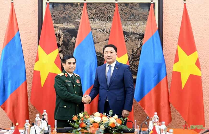 vietnam, mongolia boost national defence cooperation picture 1