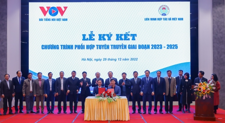 VOV và Liên minh Hợp tác xã Việt Nam ký kết Chương trình phối hợp ...