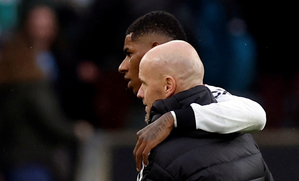 Lý do Rashford bị HLV Erik Ten Hag trừng phạt