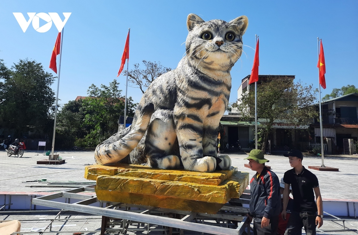 people keen on cat mascot ahead of lunar new year in quang tri picture 8