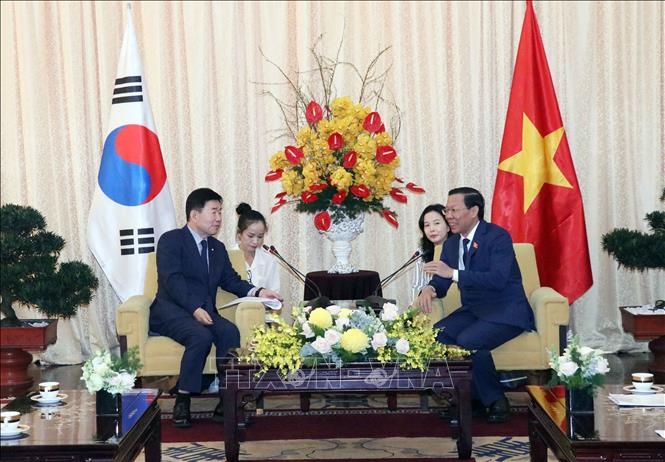 hcm city welcomes top rok legislator on vietnam visit picture 1