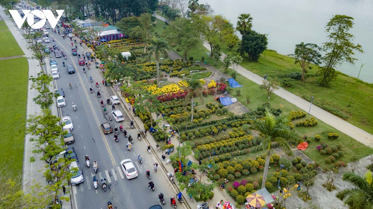 dao choi cho hoa co do hue ngay 30 tet quy mao hinh anh 6