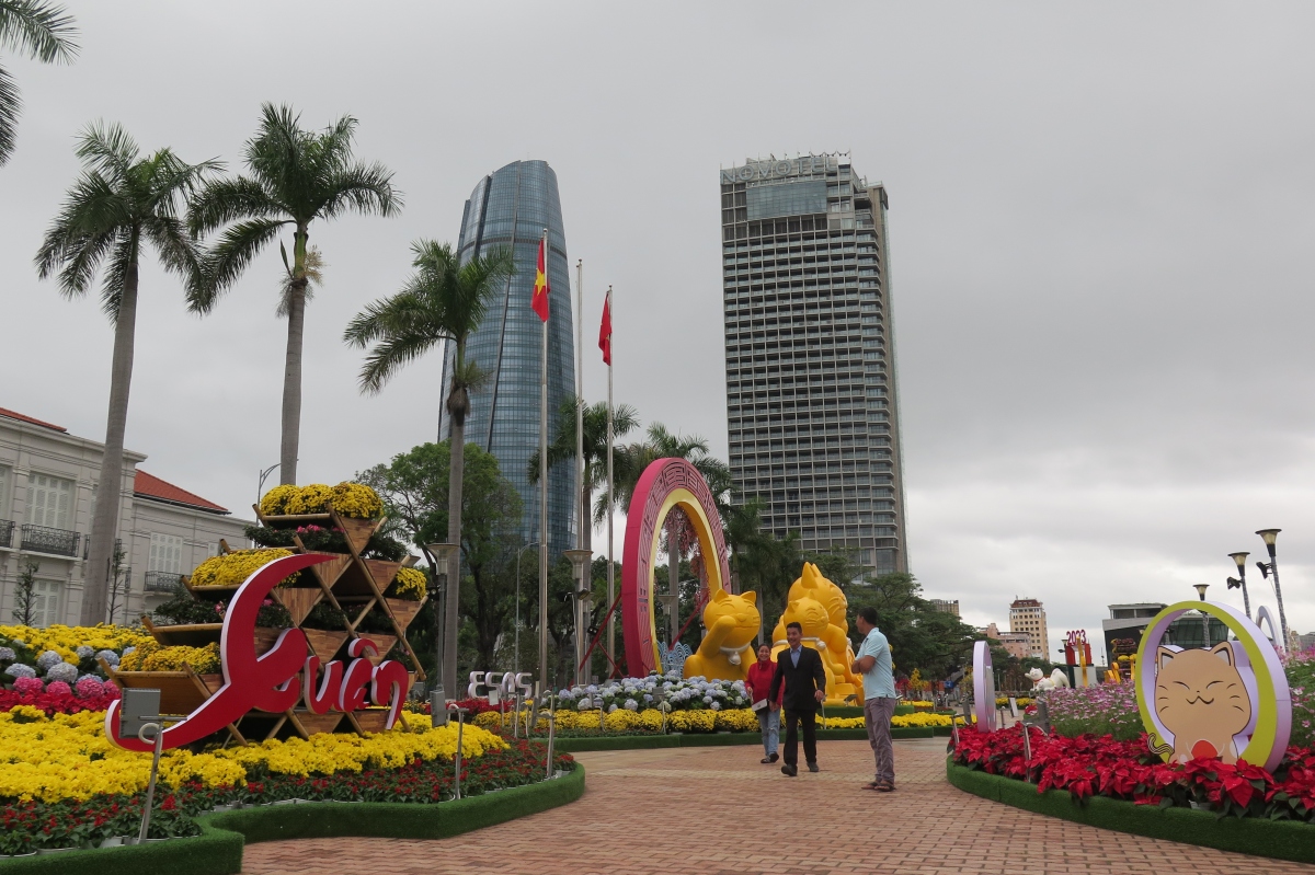Đường hoa xuân Đà Nẵng 2023 "Hội tụ và phát triển"