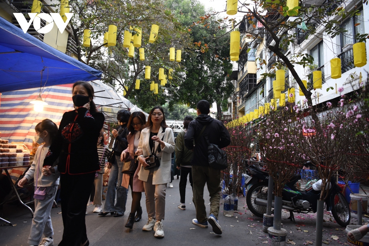 bustling hanoi streets gear up for upcoming tet holiday picture 9
