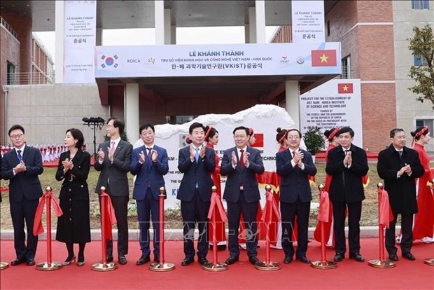 headquarters of vietnam-korea institute of science and technology inaugurated picture 1