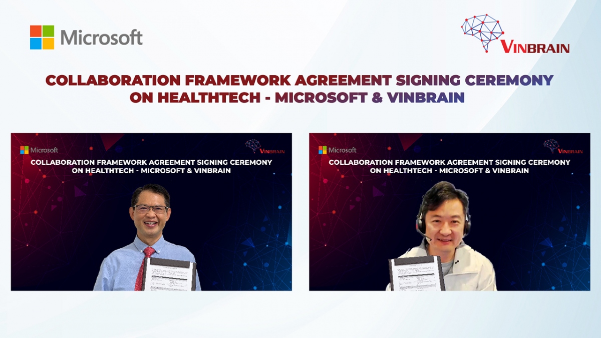 vinbrain va microsoft hop tac phat trien tri tue nhan tao trong y te hinh anh 1