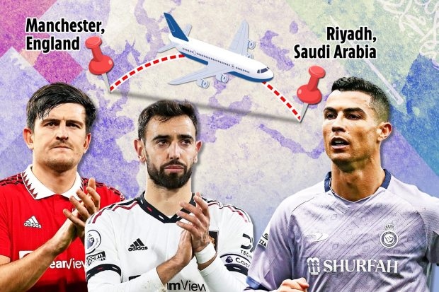 Cristiano Ronaldo mời 4 cầu thủ MU đến Saudi Arabia