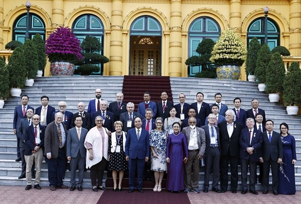 president hosts international guests to mark 50th anniversary of paris peace accords picture 1