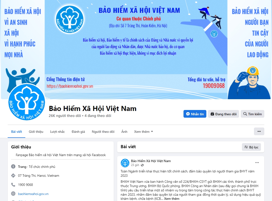 canh bao gia mao fanpage, facebook cua bhxh viet nam nham lua dao, chiem doat tai san hinh anh 2