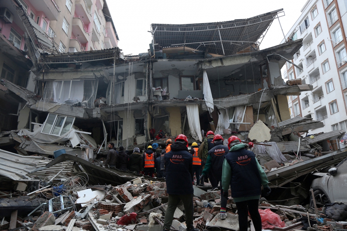Hơn 15.000 người thiệt mạng do động đất ở Thổ Nhĩ Kỳ và Syria