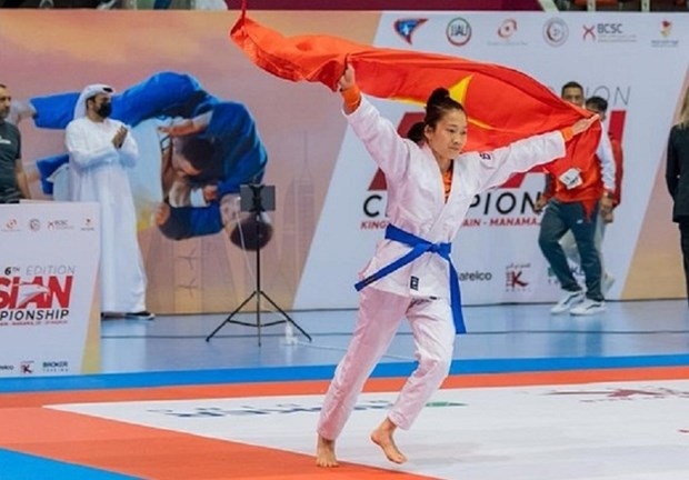 vietnam wins two golds at ongoing asian jujitsu championship 2023 picture 1 vietnam wins two golds at ongoing asian jujitsu championship 2023 picture 1