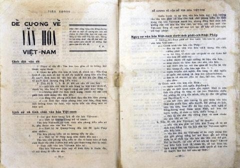 Phim tài liệu kỷ niệm 80 năm Đề cương về văn hoá Việt Nam