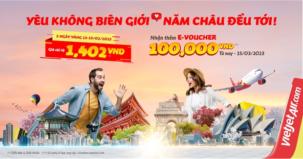 vietjet offers tickets from only vnd1,402 on valentine s day picture 1