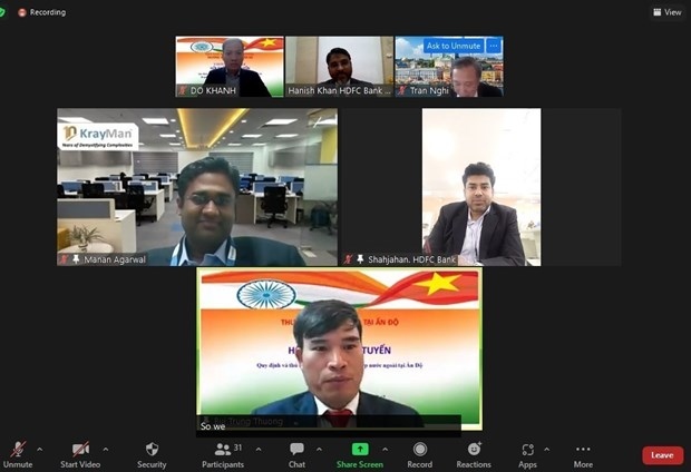 webinar held to help vietnamese firms increase presence in india picture 1