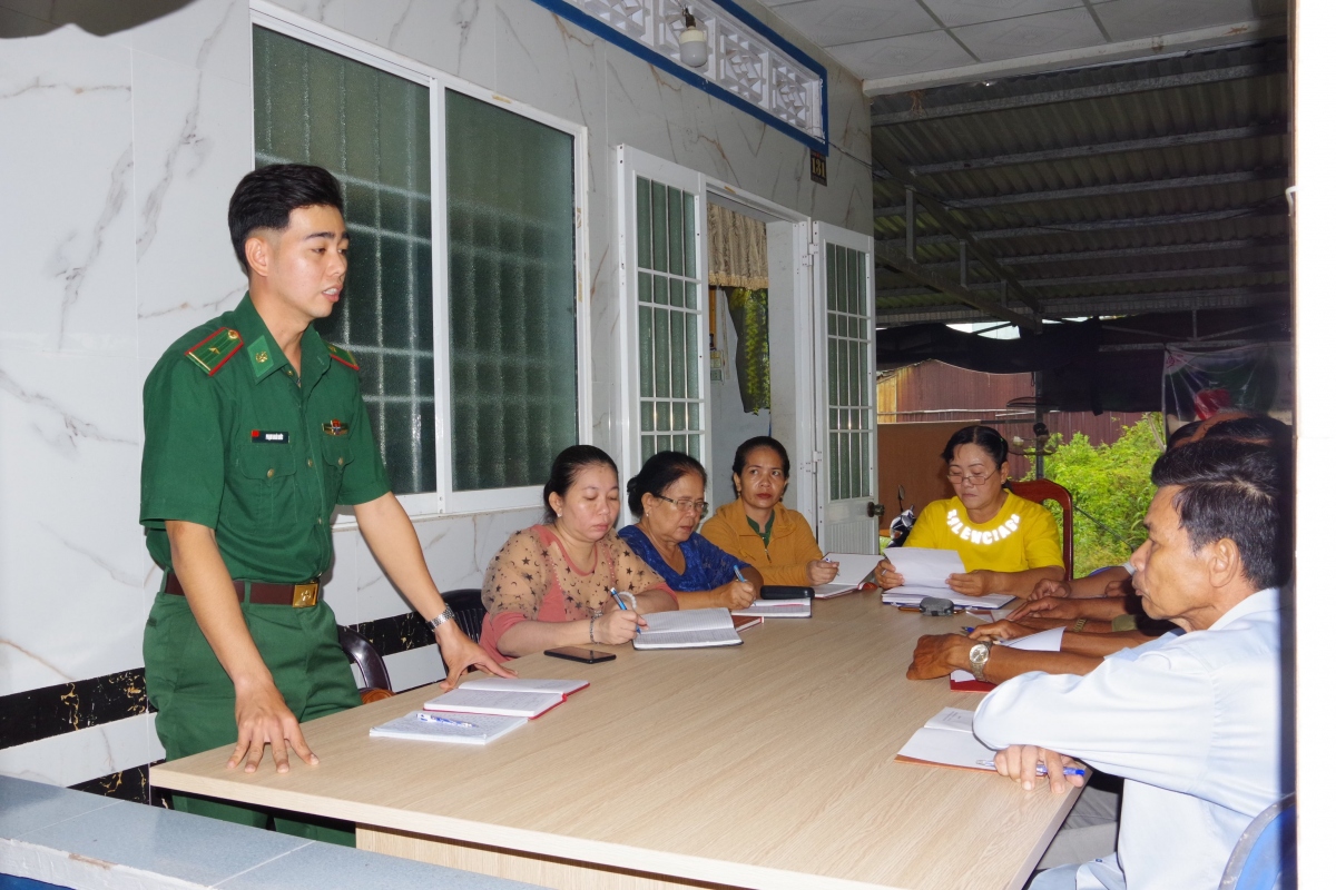 Mô hình đảng viên đồn biên phòng phụ trách hộ gia đình phát huy ...