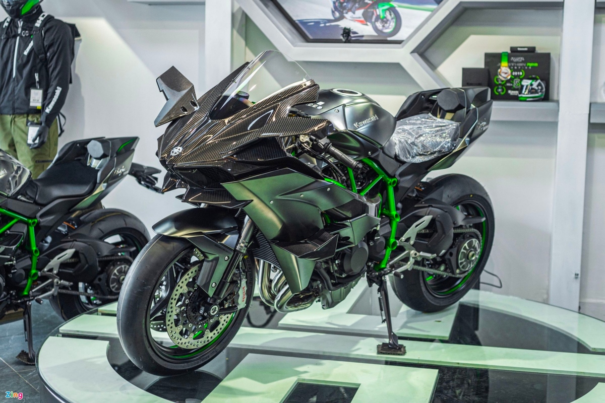 2022 Kawasaki Ninja H2 With 492 Miles  Iconic Motorbike Auctions