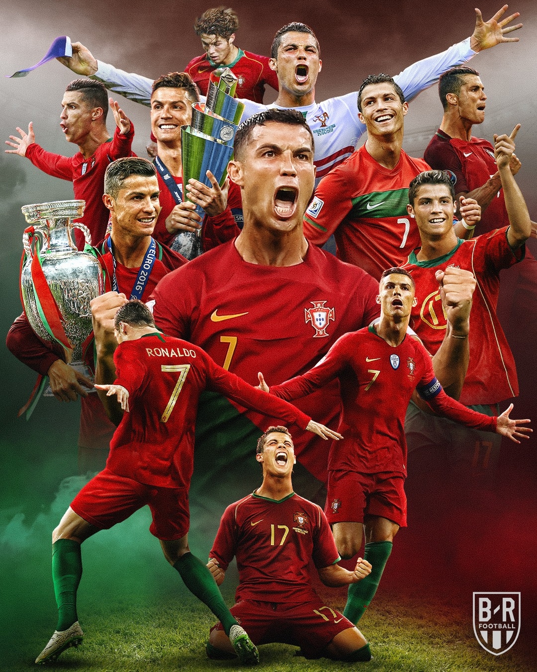 Biếm họa 24h: Ronaldo hưng phấn Lúc ĐT Bồ Đào Nha với thầy mới