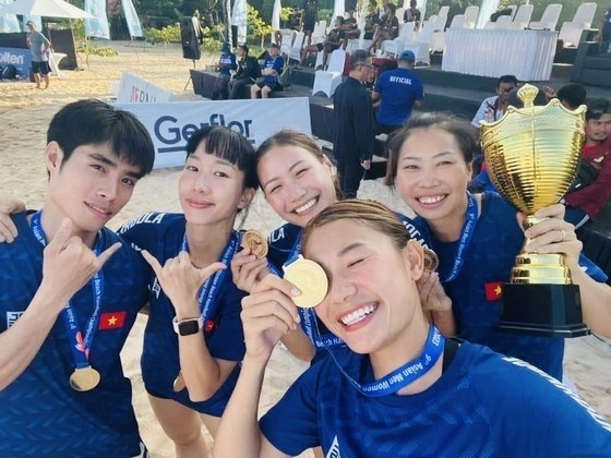 vietnam win asian beach handball championship gold medal picture 1